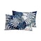 YuHeGuoJi Pillowcases Queen Size 100 Cotton Set of 2 Blue White Leaves Tropical Plants Print Decorative Bed Pillow Covers with Envelope Closure Hotel Quality Soft Breathable 2 Packs 20 x 26 Inch