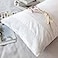 RANZNAZ 100 Cotton Lace Pillow Cases Queen Size Set of 2 White Good Feeling Pillowcases 2 Pack with Envelope Closure Elegant LaceSofter and Breathable Pillow Case20x30