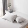 BC BELLA Bella Coterie Luxury Bamboo Viscose Queen Size Pillowcase Set 100 Organically Grown Ultra Soft Cooling 2 Pcs Grey Mist