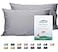 sunflower Sunflower Queen Pillowcases Set of 2 100 Cotton Queen Pillow Cases 2 2030 inches Frost Gray Soft and Breathable