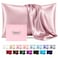 Casbrove Silk Pillowcases for Hair and Skin Mulberry Silk Pillowcase Soft Breathable Smooth Both Sided Natural Silk Pillowcase with Zipper Beauty Sleep Silk Pillow Case 1 Pack for Gift King Pink