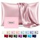Casbrove Silk Pillowcases for Hair and Skin Mulberry Silk Pillowcase Soft Breathable Smooth Both Sided Natural Silk Pillowcase with Zipper Beauty Sleep Silk Pillow Case 1 Pack for Gift King Pink