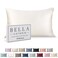 BC BELLA Bella Coterie Luxury Silk Pillowcase for Hair and Skin 30 Momme 100 Pure 6A Mulberry Silk Super Soft Perfectly Plush Queen White