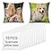 OKBA 15 pcs Sublimation Blanks Pillow Cases 16x 16 White Cushion Covers Glossy Satin Pillow Covers Heat Transfer DIY Custom Picture