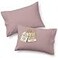 LANE LINEN 100 Organic Cotton Pillowcases Standard Size and Crisp Cool Percale Weave Sleeping Pillow Covers Set of 2 Dusty Rose