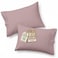 LANE LINEN 100 Organic Cotton Pillowcases Standard Size and Crisp Cool Percale Weave Sleeping Pillow Covers Set of 2 Dusty Rose