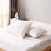 BC BELLA Bella Coterie Luxury Bamboo Viscose King Size Pillowcase Set 100 Organically Grown Ultra Soft Cooling 2 Pcs Ivory