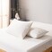 BC BELLA Bella Coterie Luxury Bamboo Viscose King Size Pillowcase Set 100 Organically Grown Ultra Soft Cooling 2 Pcs Ivory