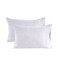 LANE LINEN 100 Organic Cotton Pillow Cases Standard Size Set of 2 20x26 Soft White Pillow Cases