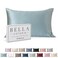 BC BELLA Bella Coterie Luxury Silk Pillowcase for Hair and Skin 30 Momme 100 Pure 6A Mulberry Silk Super Soft Perfectly Plush King Slate Blue