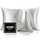 INFIIXSO Mulberry Silk Pillowcase for Hair and Skin Silk Pillow Cases Standard Size with Hidden Zipper 20x26 Inches Ultra Smooth and Soft Cooling Pillow Cases for Hot SleepersLight Grey 1 Pack