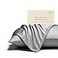 BPC 100 Mulberry Silk Pillowcases 2 Pack Grade 6A ClimaSilk Silk Pillow Cases Standard Size Both Sides 600 Thread Count with Hidden Zipper 20x26 Frost Gray
