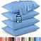 Utopia Bedding Queen Pillowcases 4 Pack Envelope Closure Soft Brushed Microfiber Fabric Shrinkage and Fade Resistant Pillow Covers Queen Size 20 X 30 Inches Queen Dutch Blue