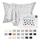 Tafts TAFTS 22mm 100 Pure Mulberry 6A Silk Pillowcase for Hair Skin with Envelope Closure Cooling Natural Organic Double Sided Silk Pillow Case Polk SPOT Standard Size 20x26