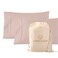 Good Sleep 1000 TC Blush Standard Pillowcases Set of 2 100 Egyptian Cotton Pillow Cases with Long Staple Cotton Sateen Weave Silky Soft Hotel Like Bed Pillow Covers for Comfy Sleeping Snug Fit