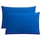 FLXXIE Pillow Cases Queen Soft Microfiber Pillow Covers with Envelope Closure Wrinkle Resistant Pillowcases 2 Piece Set 20x30 Royal Blue