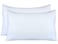 AUCOCU Stretch Jersey Pillow Cases with Invisible Zipper Universal Size fit All King Queen and Standard Size Pillows Modal Rayon Spandex 180 Gram Soft Than Cotton Pack of 2 White