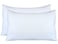 AUCOCU Stretch Jersey Pillow Cases with Invisible Zipper Universal Size fit All King Queen and Standard Size Pillows Modal Rayon Spandex 180 Gram Soft Than Cotton Pack of 2 White