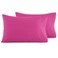 Elegant Comfort Luxury UltraSoft 2Piece Pillowcase Set 1500 Premium Hotel Quality Microfiber Double Brushed Wrinkle Resistant King Size Pink