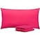 NTBAY King Pillowcase Set 2 Pack Brushed Microfiber 20x36 Pillowcases Soft WrinkleFree FadeResistant StainResistant Magenta Pillowcases with Envelope Closure 20x36 Inches Magenta