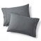 Bedsure Pillow Cases Queen Set of 2 Dark Grey Double Brushed Microfiber Pillowcases 2 Pack Super Soft Cooling Pillow Case Covers with Envelope Closure for Kids Wrinkle Fade Resistant 20x30