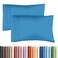 CGK Unlimited King Pillow Cases Set of 2 Ultra Soft Hotel Quality Pillowcase Covers Comfy Cozy Wrinkle Free Shrinkage Stain Fade Resistant Machine Washable Pillow Protectors 2 Piece Set Denim Blue