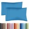 CGK Unlimited King Pillow Cases Set of 2 Ultra Soft Hotel Quality Pillowcase Covers Comfy Cozy Wrinkle Free Shrinkage Stain Fade Resistant Machine Washable Pillow Protectors 2 Piece Set Denim Blue