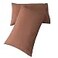 SONORO KATE Luxury Pillowcase Set Brushed Microfiber 1800 Bedding Wrinkle Brown 2 Pillowcases King