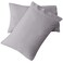 SONORO KATE Luxury Pillowcase Set Brushed Microfiber 1800 Bedding Wrinkle Grey 2 Pillowcases Standard