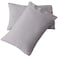 SONORO KATE Luxury Pillowcase Set Brushed Microfiber 1800 Bedding Wrinkle Grey 2 Pillowcases Standard