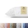 Linen Home 100 Cotton Percale Pillowcases King Size White 2 Pieces of Pillow Case Crisp and Cool Strong Bed Linen 20 inches X 36 inches