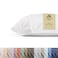 Linen Home 100 Cotton Percale Pillowcases King Size White 2 Pieces of Pillow Case Crisp and Cool Strong Bed Linen 20 inches X 36 inches