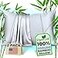 Vegan Silk Pillow Cases 100 Viscose Derived from Bamboo Cooling Pillowcase Standard Size Gray Set of 2 Zippered for Hot Sleepers Soft Pillow Covers by