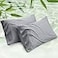 Bedsure Pillow Cases Queen Cooling Pillow Cases Rayon Derived from Bamboo Silver Grey Pillowcases Queen Size Set of 2 PureWoven Silky Soft Bedding Pillow Covers with Envelope Closure 20x30 Inches
