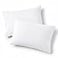 Bedsure Pillow Cases Standard Size Set of 2 White Brushed Microfiber Pillowcases Super Soft Pillowcase Pillow Shams Covers with Envelope Closure for Kids Wrinkle Fade Resistant 20x26 Inches