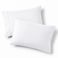 Bedsure Pillow Cases Standard Size Set of 2 White Brushed Microfiber Pillowcases Super Soft Pillowcase Pillow Shams Covers with Envelope Closure for Kids Wrinkle Fade Resistant 20x26 Inches