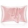 BEDELITE Satin Pillowcase for Hair and Skin Super Soft and Cooling Similar to Silk Pillow Cases 2 Pack with Envelope Closure Gift for Women Men20x40 King Size Pink