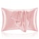 BEDELITE Satin Pillowcase for Hair and Skin Super Soft and Cooling Similar to Silk Pillow Cases 2 Pack with Envelope Closure Gift for Women Men20x40 King Size Pink