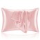 BEDELITE Satin Pillowcase for Hair and Skin Super Soft and Cooling Similar to Silk Pillow Cases 2 Pack with Envelope Closure Gift for Women Men20x40 King Size Pink