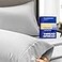 THREAD SPREAD Thread Spread 100 Egyptian Cotton King Size Pillow Cases Set of 2 Luxury 1000 Series Paradise Collection Pillow Cases King Size Silver Grey Soft Cooling Hotel Egyptian Cotton Pillowcases