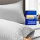 THREAD SPREAD Thread Spread 100 Egyptian Cotton King Size Pillow Cases Set of 2 Luxury 1000 Series Paradise Collection Pillow Cases King Size Silver Grey Soft Cooling Hotel Egyptian Cotton Pillowcases