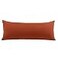 PiccoCasa Body Pillow Cover 110 GSM Brushed Microfiber Zipper Closure Rust Color 20x54 Long
