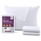 CIRCLESHOME CirclesHome Pillow Protectors 12 Pack King Zippered 100 Cotton Breathable Pillowcases Protects Pillows from Dirt Dust and Debris King Set of 12 20x36