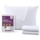 CIRCLESHOME CirclesHome Pillow Protectors 12 Pack King Zippered 100 Cotton Breathable Pillowcases Protects Pillows from Dirt Dust and Debris King Set of 12 20x36