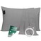 GRUENERDE Grounding Pillowcase King with 15ft Cord 20x36in Gray 1pc