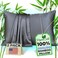 Vegan Silk Pillow Cases 100 Viscose Derived from Bamboo Cooling Pillowcase Queen Size Dark Gray Set of 2 Zippered for Hot Sleepers Soft Pillow Covers by