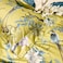 mixinni Queen Size Flowers and Birds Pattern Printed Gold Bed Pilowcase 100 Cotton Pillow Cover 20 x 26 Inches Set of 2 FullQueen 5209Pillowcases
