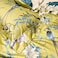mixinni Queen Size Flowers and Birds Pattern Printed Gold Bed Pilowcase 100 Cotton Pillow Cover 20 x 26 Inches Set of 2 FullQueen 5209Pillowcases