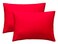 iMaylex Soft 100 Egyptian Cotton Zipper Closure Pillowcases Cozy and Lightweight Pillow CaseChristmas DecorSet of 2 Red Standard 20 x 26