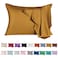 SIYUAN Mulberry Silk Pillowcase for Hair and SkinKing Size Cooling Silk Pillow Case with Hidden ZipperAllergen Proof Dual Sides Soft Breathable Smooth Silk Pillow Cover for WomenKingGolden